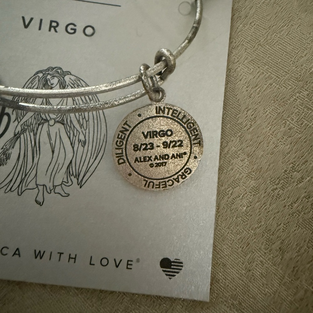 Alex and Ani Silver Virgo Bracelet - Picture 3 of 4